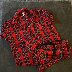 Victoria’s Secret Plaid Pajamas Set size Large